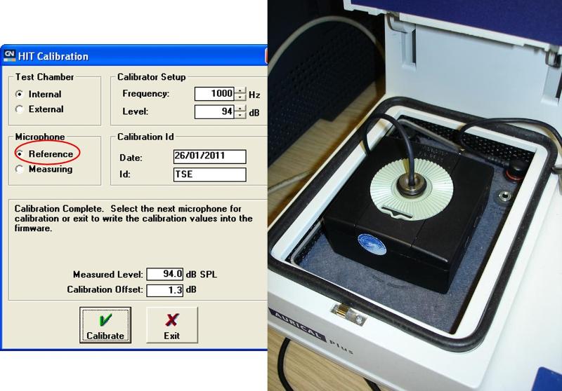 Hearing aid test box calibration